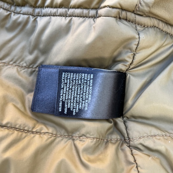 Men’s North Face Down Jacket - Excellent Used Condition -Olive Green Siz… - Picture 11 of 12